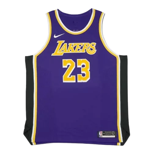 Icons PRE-ORDER LeBron James Signed Los Angeles Lakers Statement Edition Authentic Nike Jersey