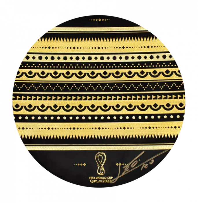 icons PRE-ORDER Lionel Messi Official Signed 2022 FIFA World Cup Commemorative Plate