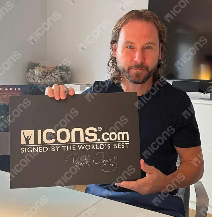 Icons PRE-ORDER Pavel Nedved Signed And Personally Dedicated Juventus Home Shirt