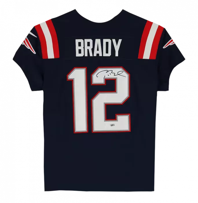 icons PRE-ORDER Tom Brady Signed New England Patriots Elite Home Jersey