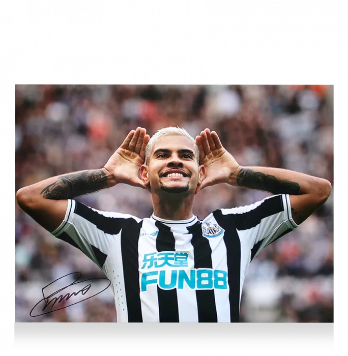 Icons Premium Framed Bruno Guimarães Signed Newcastle United Photo: Geordie Legend