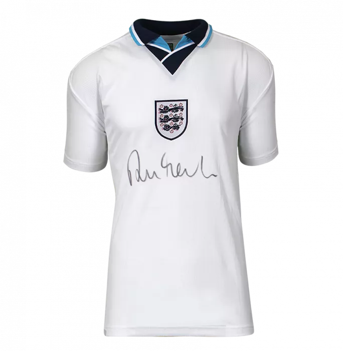 Icons Robbie Fowler Front Signed England Home Shirt