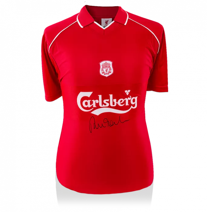 Icons Robbie Fowler Front Signed Liverpool 2000-01 Home Shirt