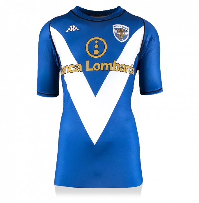 Icons Roberto Baggio Back Signed Brescia 2003-04 Home Shirt