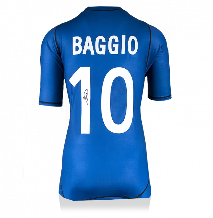 Icons Roberto Baggio Back Signed Brescia 2003-04 Home Shirt
