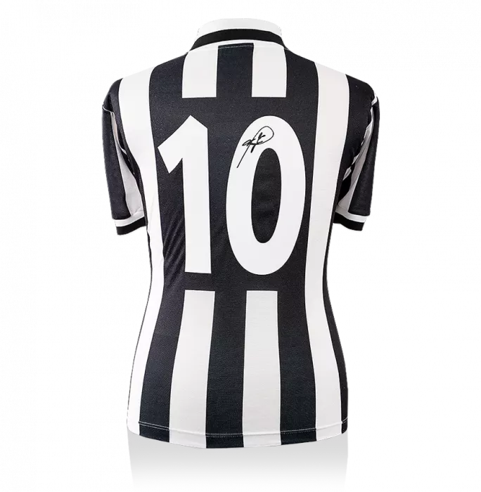 icons Roberto Baggio Back Signed Juventus 1994-95 Home Shirt With Short Sleeves