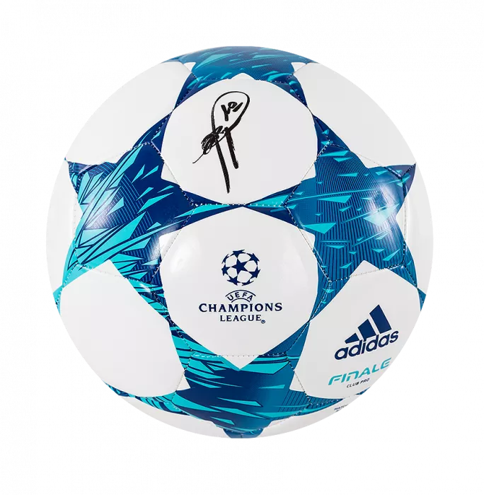 Icons Roberto Baggio Signed UEFA Champions League Football