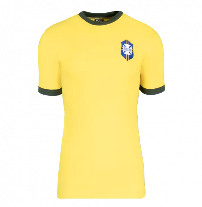 Icons Roberto Carlos Back Signed Brazil Retro Shirt In Deluxe Packaging