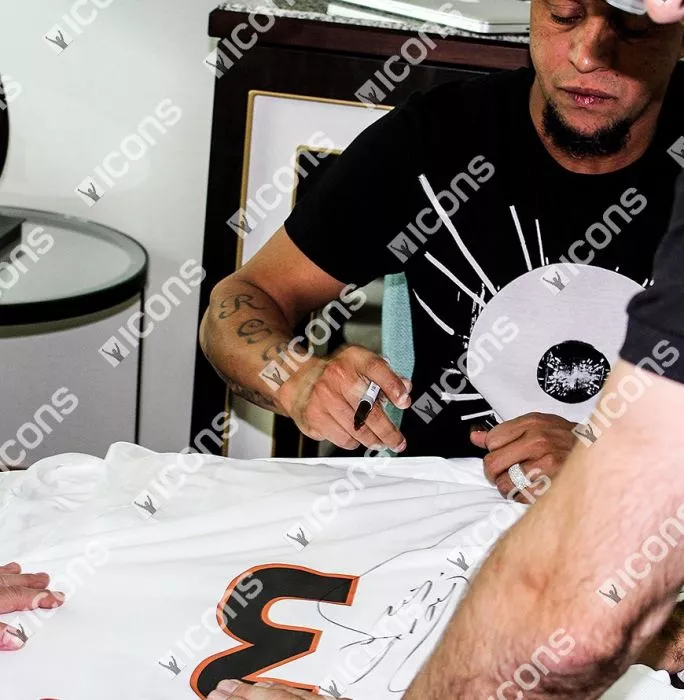 Icons Roberto Carlos Back Signed Real Madrid 2004-05 Home Shirt