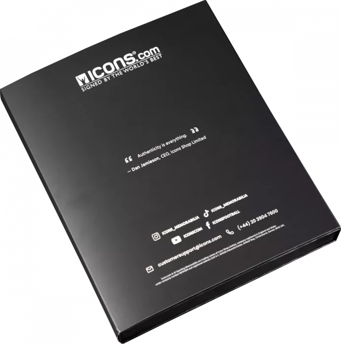 Icons Rodri Back Signed Manchester City 2023-24 Home Shirt In Deluxe Packaging