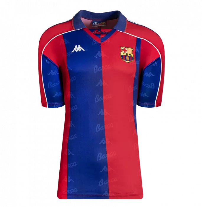 Icons Romario Official UEFA Champions League Back Signed And Hero Framed FC Barcelona 1992-95 Home Shirt With Fan Style Numbers