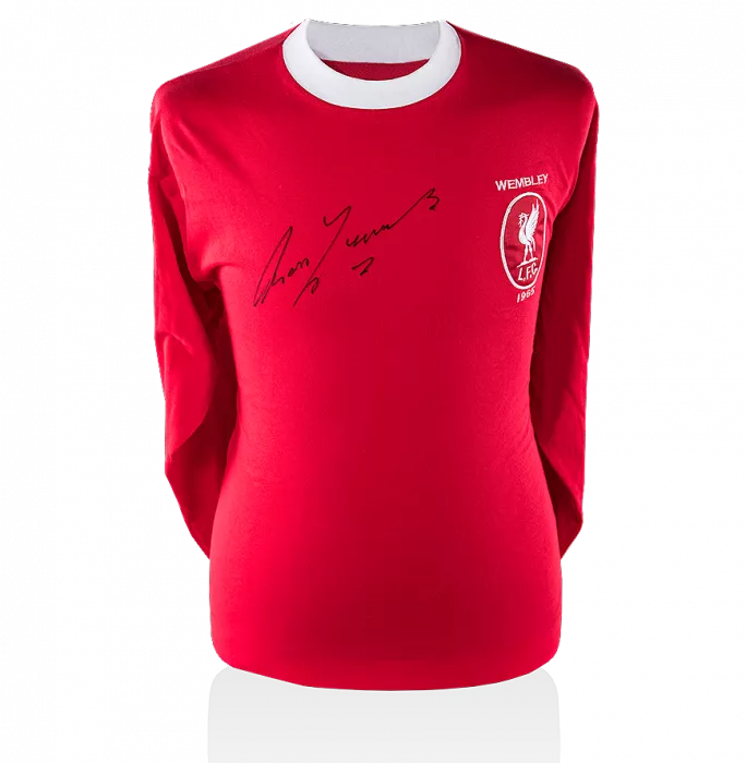 icons Ron Yeats Signed Liverpool Shirt: 1965 FA Cup Final Edition