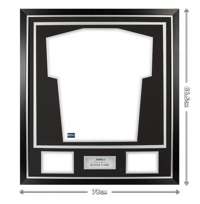 Icons Ronaldinho Front Signed Brazil 2004 Away Shirt In Classic Frame