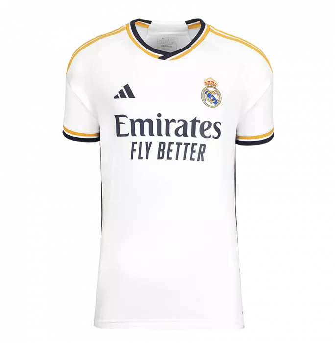 Icons Ronaldo Back Signed Modern Real Madrid CF Home Shirt With Fan Style Numbers In Deluxe Packaging