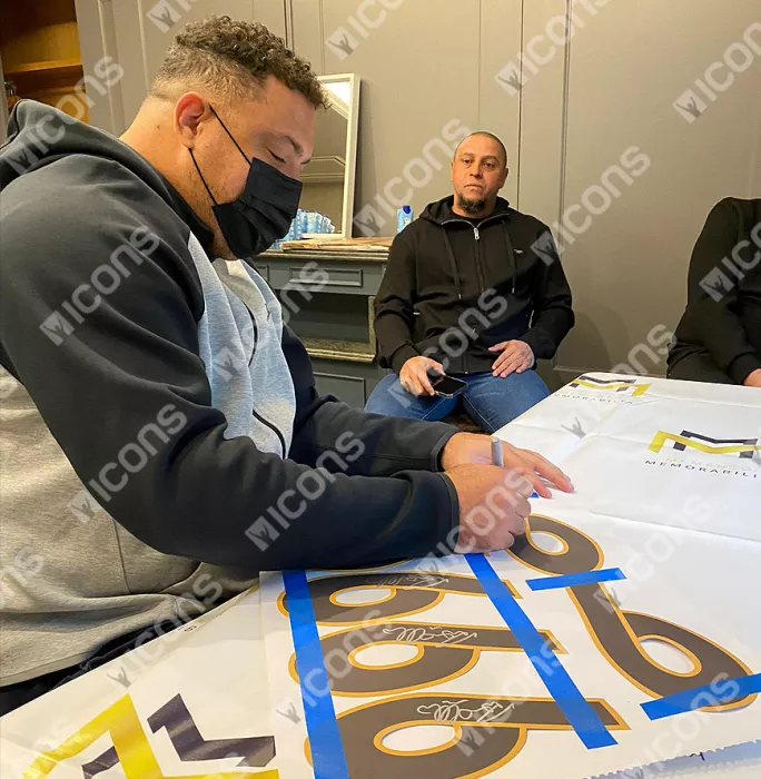 Icons Ronaldo Back Signed Modern Real Madrid Home Shirt With Fan Style Numbers