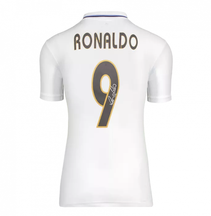 Icons Ronaldo Back Signed Real Madrid CF Modern Home Shirt In Deluxe Packaging