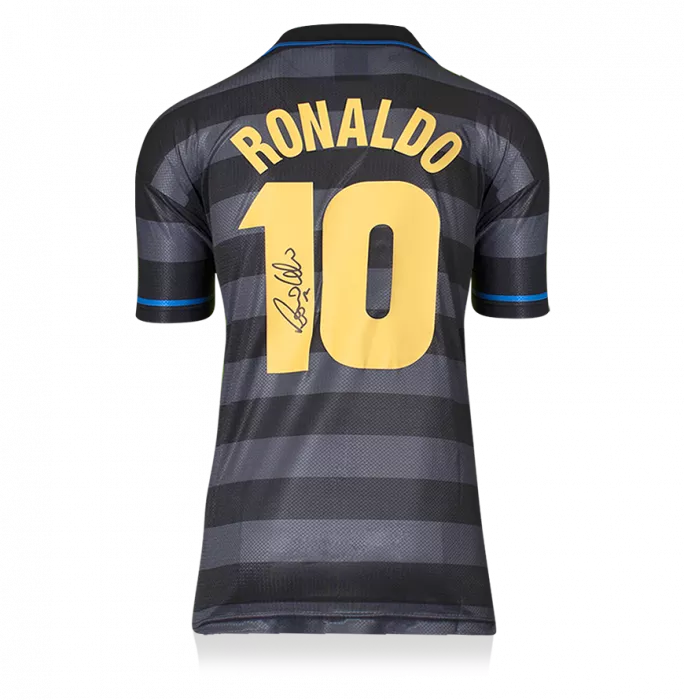 icons Ronaldo Back Signed Retro Internazionale Third Shirt With Fan Style Numbers