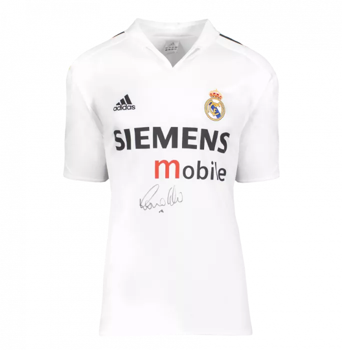 icons Ronaldo Front Signed Real Madrid CF 2004-05 Home Shirt