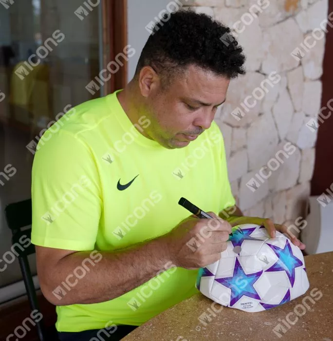 Icons Ronaldo Signed UEFA Champions League Football