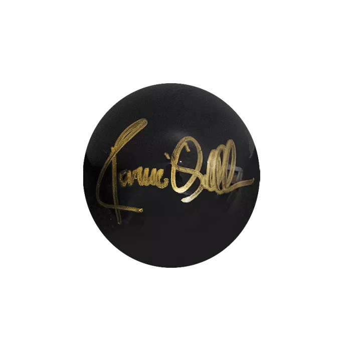 icons Ronnie O'Sullivan Signed Black Snooker Ball: Gold Signature Edition
