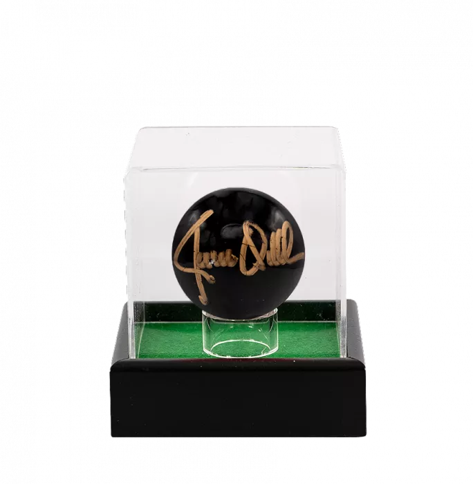 Icons Ronnie O'Sullivan Signed Black Snooker Ball In Acrylic Case