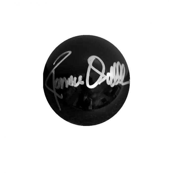 Icons Ronnie O'Sullivan Signed Black Snooker Ball: Silver Signature Edition