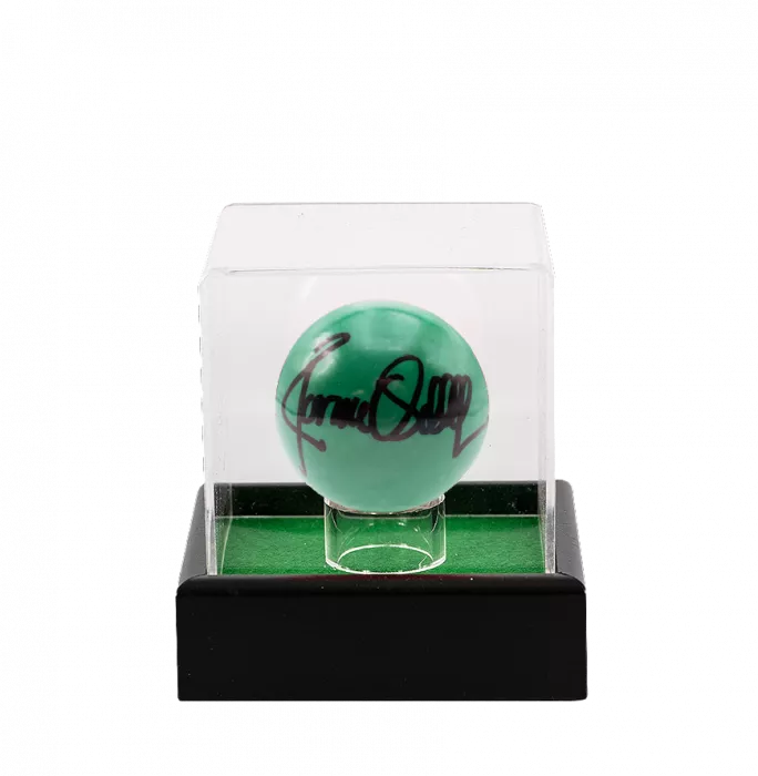icons Ronnie O'Sullivan Signed Green Snooker Ball In Acrylic Case