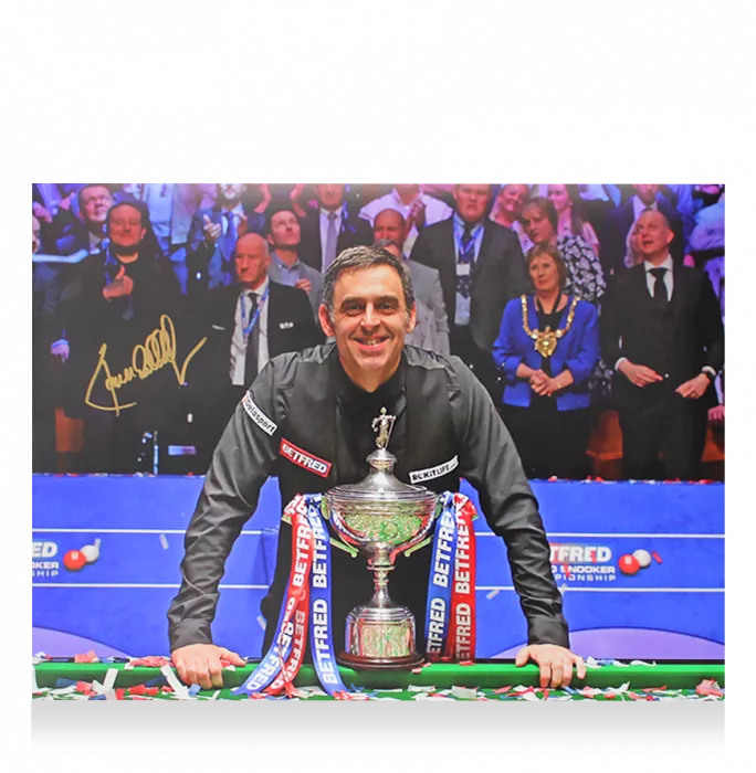 Icons Ronnie O'Sullivan Signed Photo In Premium Photo Frame