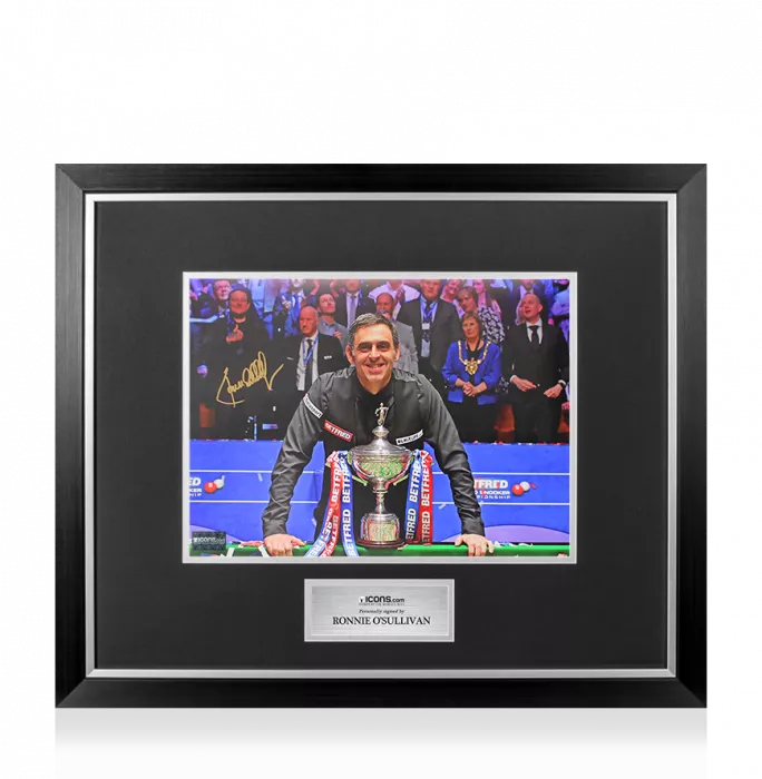 icons Ronnie O'Sullivan Signed Photo In Premium Photo Frame