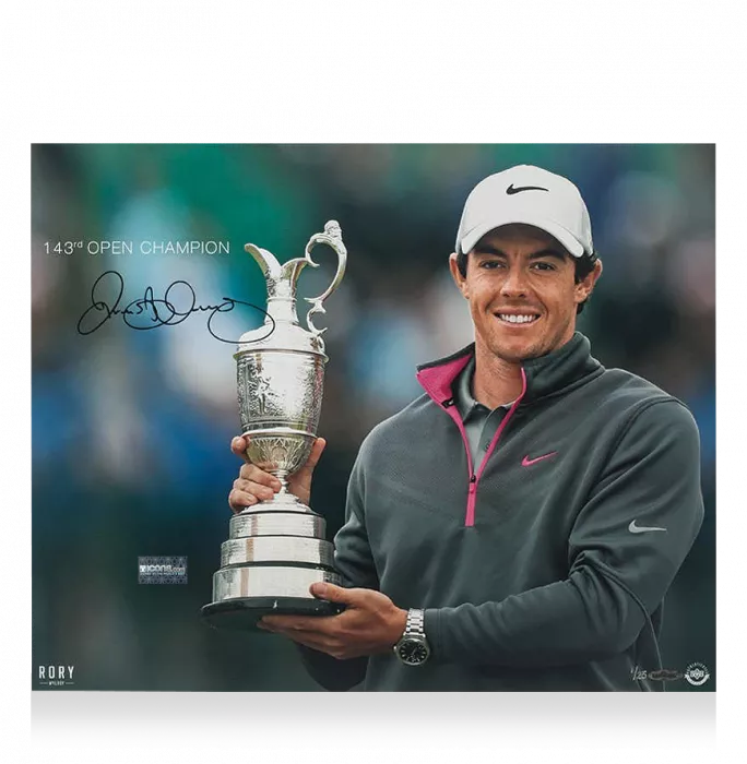 icons Rory McIlroy Signed Photo: 143rd Open Champion