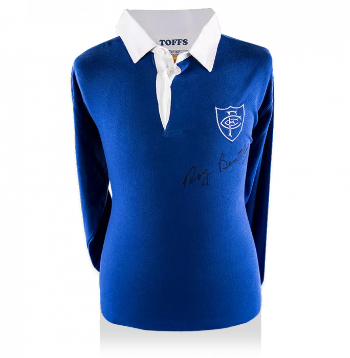 icons Roy Bentley Front Signed Retro Chelsea Home Shirt