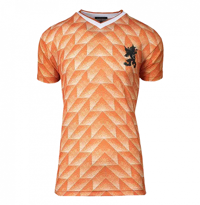 Icons Ruud Gullit Back Signed Netherlands 1988 Home Shirt In Hero Frame: Option 1