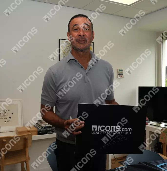 Icons Ruud Gullit Official AC Milan Front Signed And Framed 1988 Home Shirt