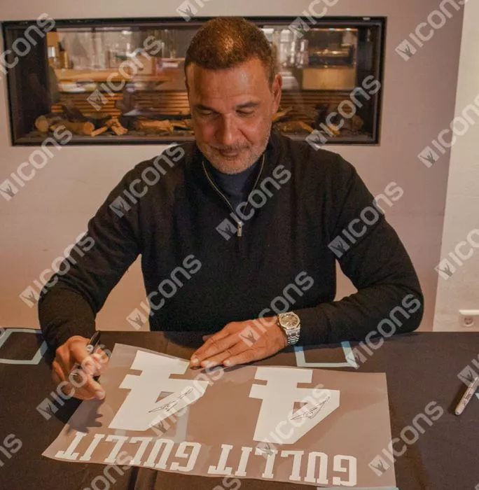 Icons Ruud Gullit Official Chelsea FC Signed And Framed 1998 ECWC Shirt