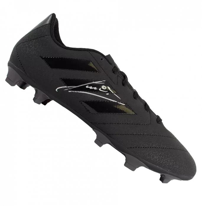 icons Ruud Gullit Signed Black Adidas Blackout Boot