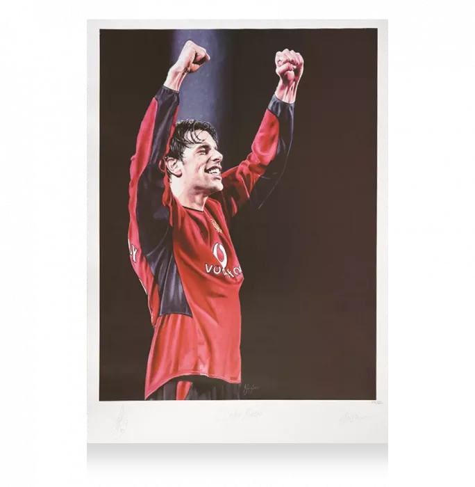 icons Ruud Van Nistelrooy Signed Manchester United Photo