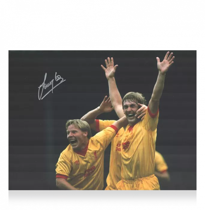 Icons Sammy Lee Signed Liverpool Photo In Premium Photo Frame