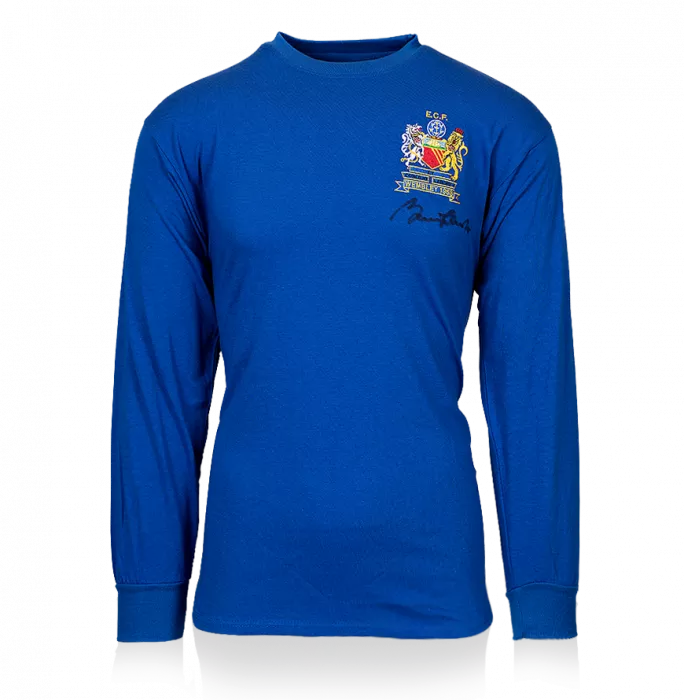 icons Sir Bobby Charlton Signed Manchester United Away Shirt: 1968 European Cup Final Edition