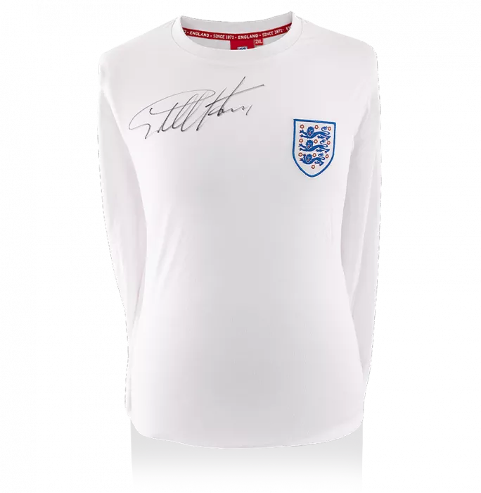 Icons Sir Geoff Hurst Front Signed England 1966 Home Shirt