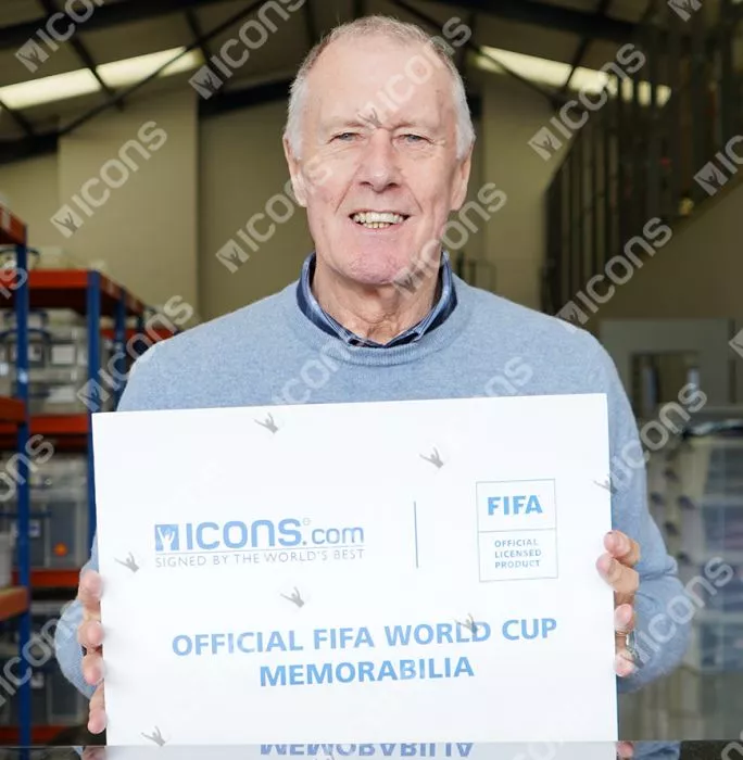 Icons Sir Geoff Hurst Official 1966 FIFA World Cup™ Signed And Framed England Photo: 1966 Final Hat-Trick