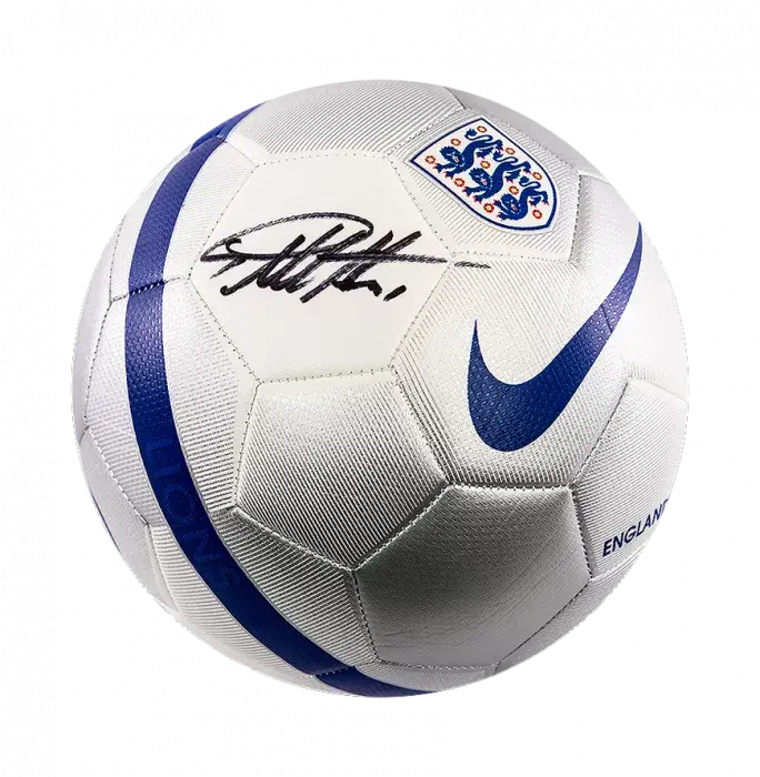 Icons Sir Geoff Hurst Signed England Branded Football