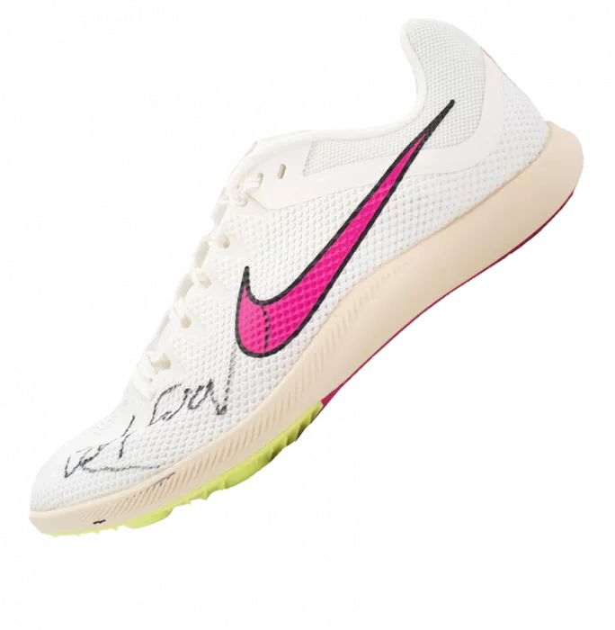 icons Sir Mo Farah Signed Nike Zoom Rival Distance Spikes