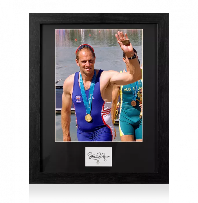 icons Sir Steve Redgrave Signed Team GB Card and Photo Frame: Option 1