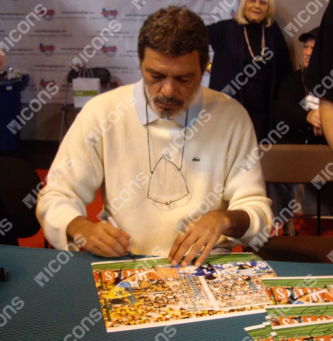 Icons Socrates Signed Brazil Photo: 1982 FIFA World Cup Goal Vs Italy