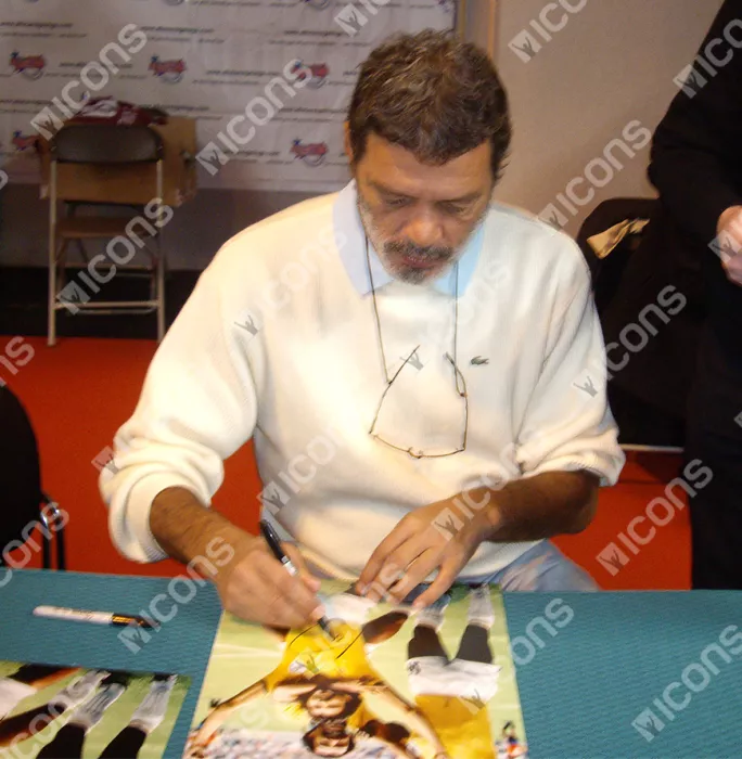 Icons Socrates Signed Brazil Photo: 1986 FIFA World Cup Goal Vs Spain