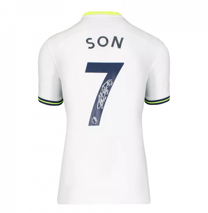 icons Son Heung-min Back Signed Tottenham Hotspur 2022-23 Home Shirt