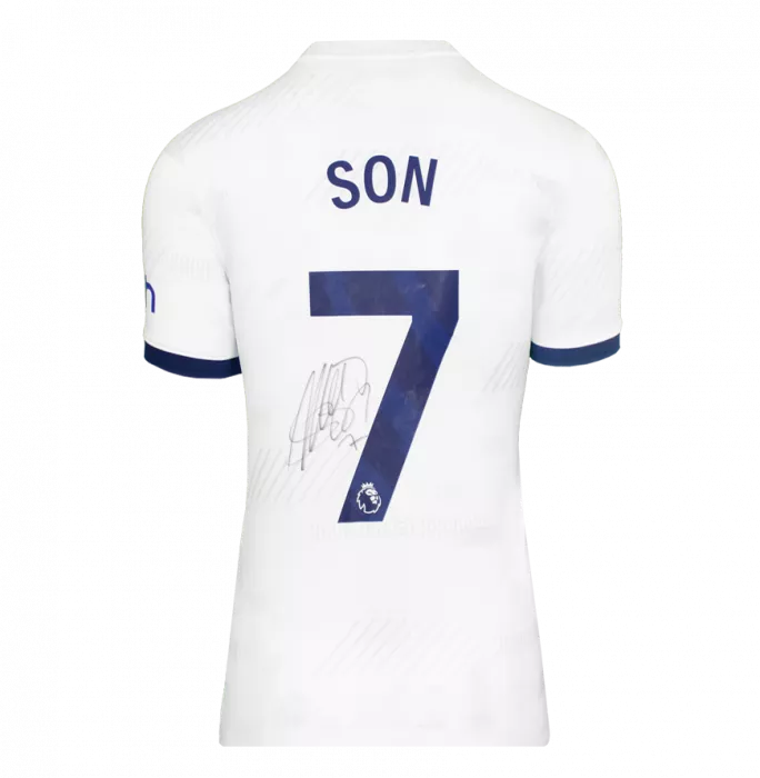 icons Son Heung-min Back Signed Tottenham Hotspur 2023-24 Home Shirt