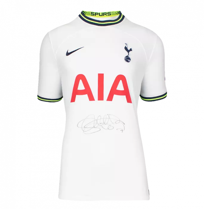 Icons Son Heung-min Front Signed Tottenham Hotspur 2022-23 Home Shirt In Hero Frame: Option 1