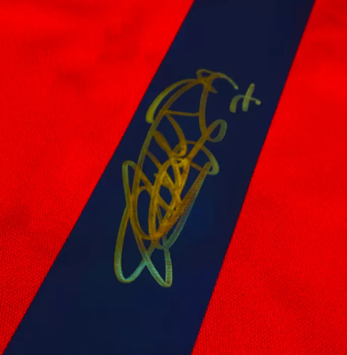 Icons Son Heung-min Official 2026 FIFA World Cup™ Back Signed And Framed Retro Korea Republic Shirt