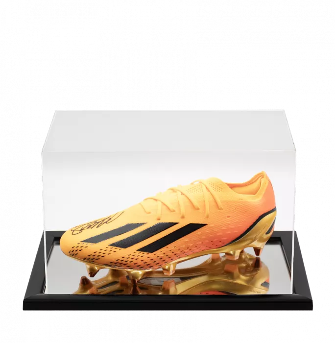 icons Son Heung-min Signed Adidas X Speedportal .1 Boot In Acrylic Case